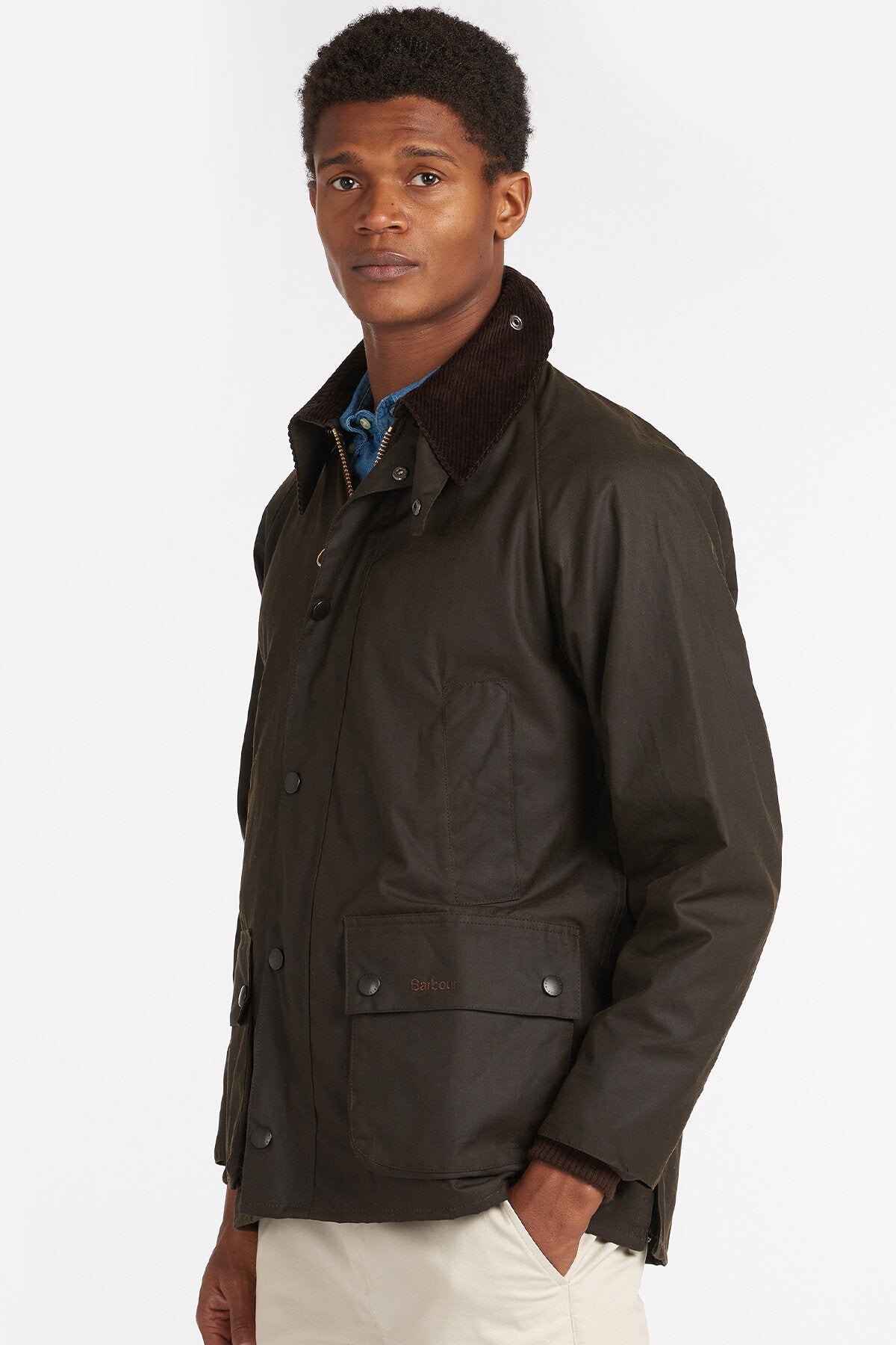 Classic Bedale Wax Jacket - OLIVE