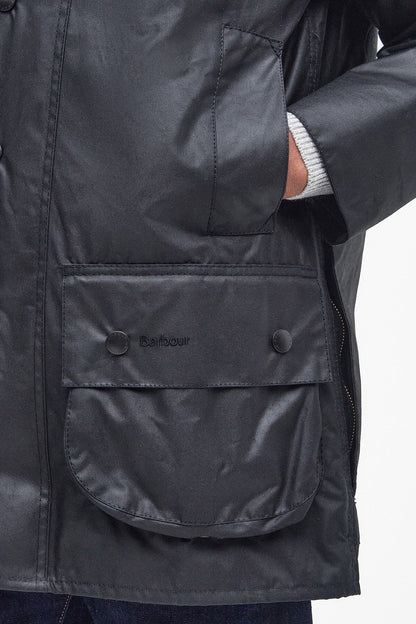 Beaufort Waxed Jacket - BLACK