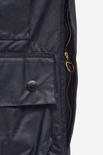 Beaufort Waxed Jacket - BLACK