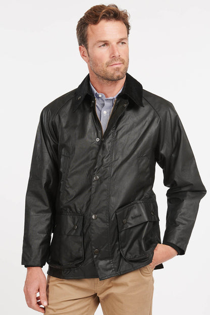 Bedale Waxed Jacket - BLACK