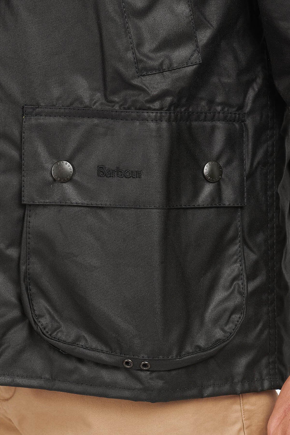 Bedale Waxed Jacket - BLACK