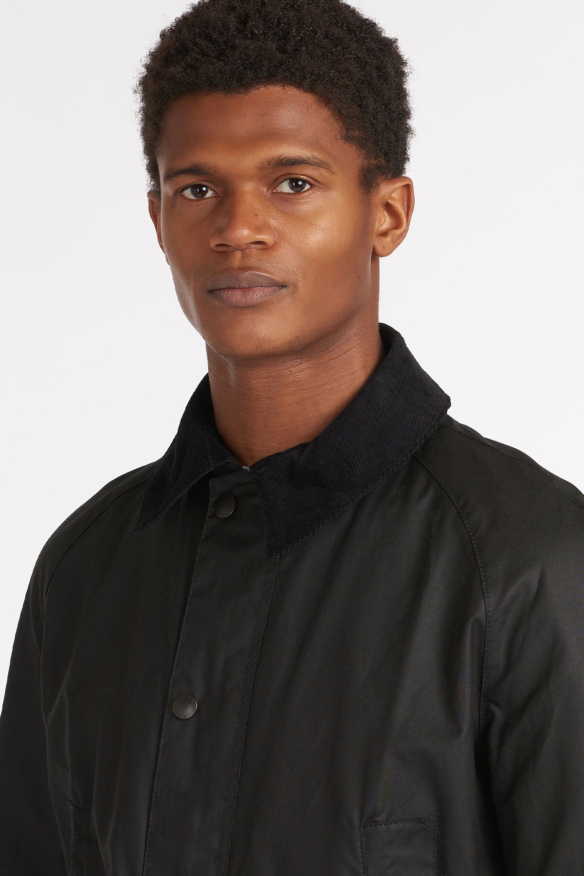 Ashby Waxed Cotton Jacket - BLACK