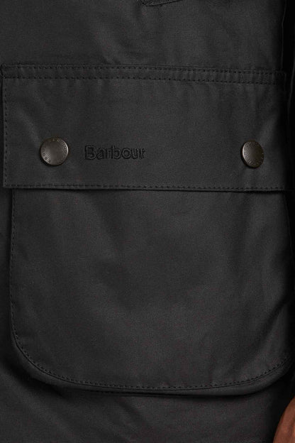 Ashby Waxed Cotton Jacket - BLACK