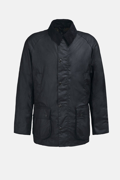 Ashby Wax Jacket - BLACK/CLASSIC