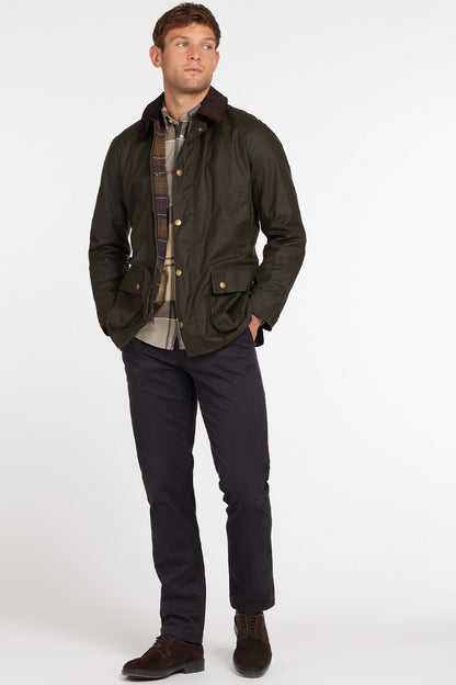 Ashby Wax Jacket - OLIVE