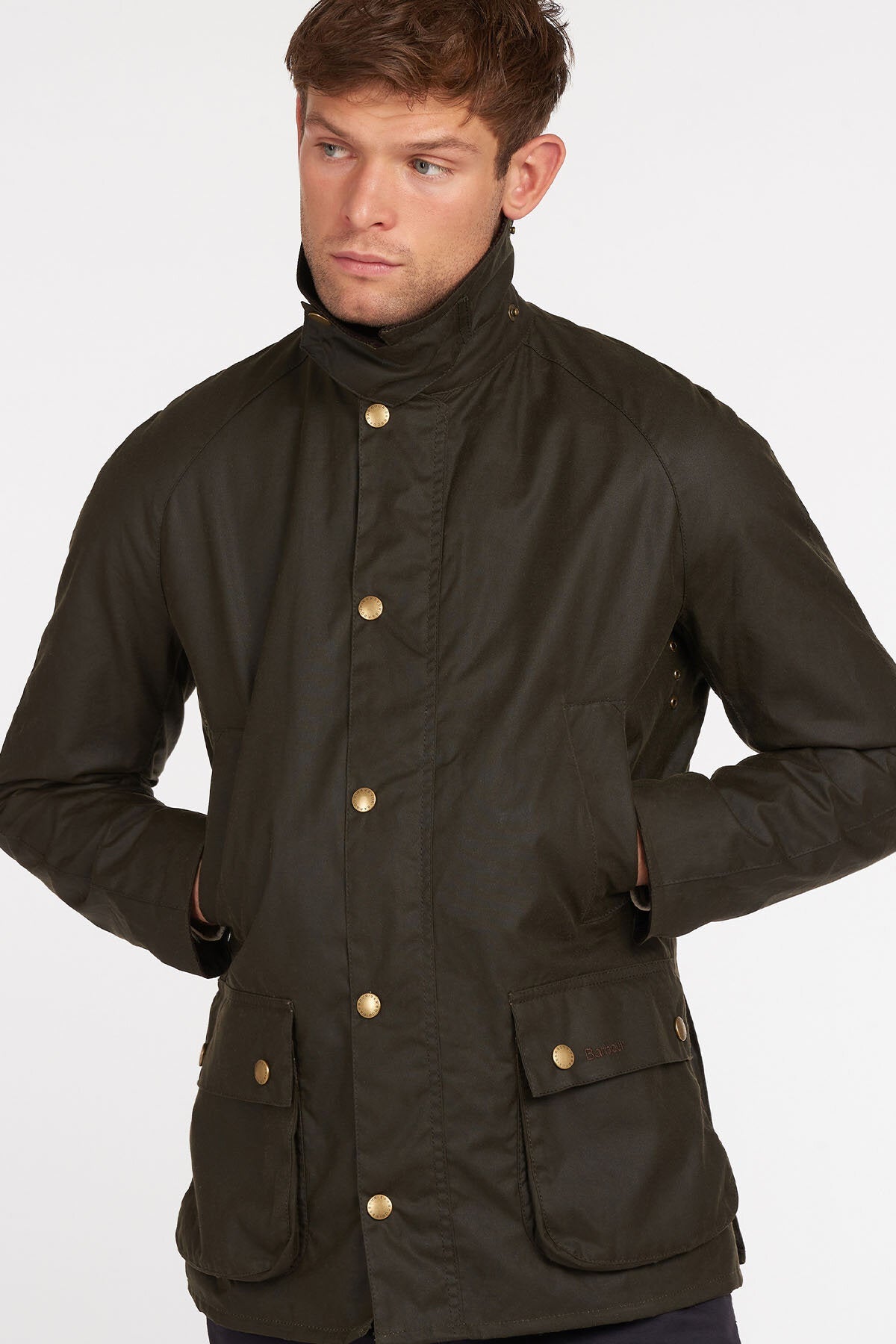 Ashby Wax Jacket - OLIVE