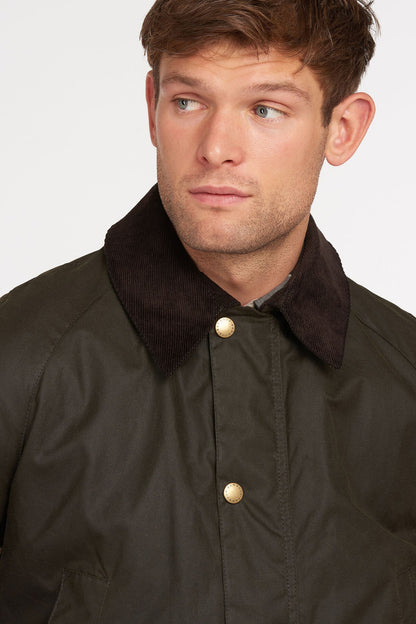 Ashby Wax Jacket - OLIVE