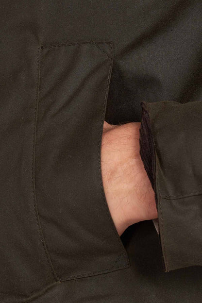 Ashby Wax Jacket - OLIVE