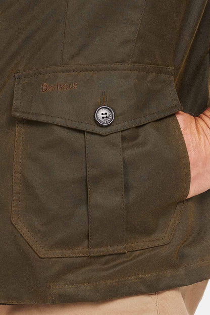 Lutz Wax Jacket - OLIVE