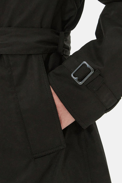 SL Whitley Wax Trench Coat - SAGE