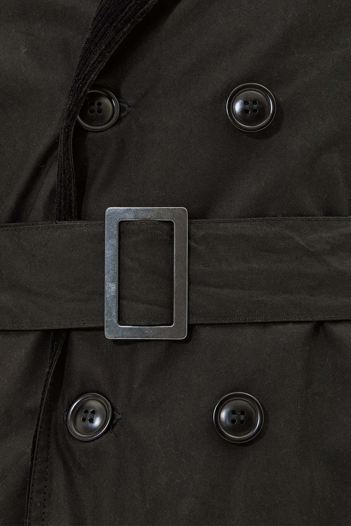 SL Whitley Wax Trench Coat - SAGE