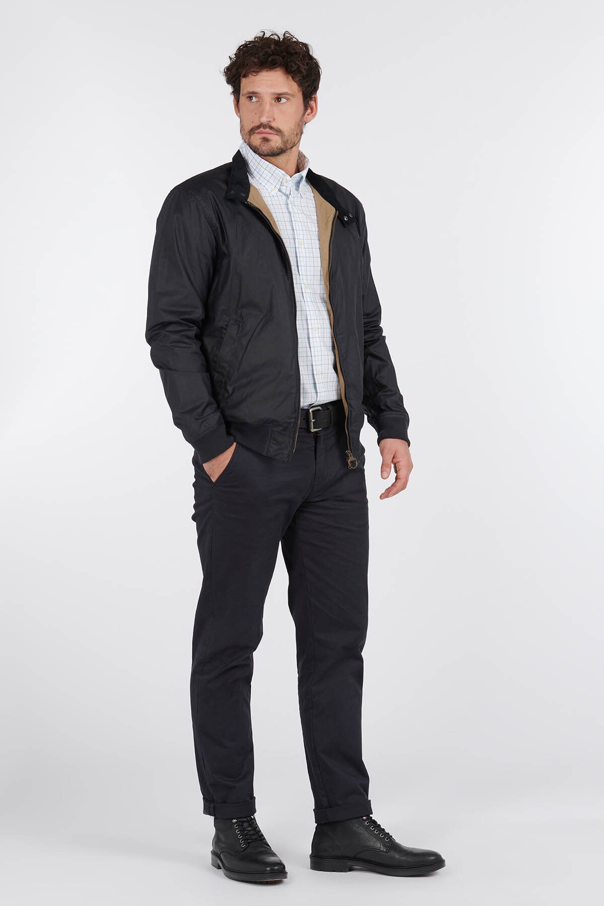 Lightweight Royston Waxed Jacket - ROYAL NAVY