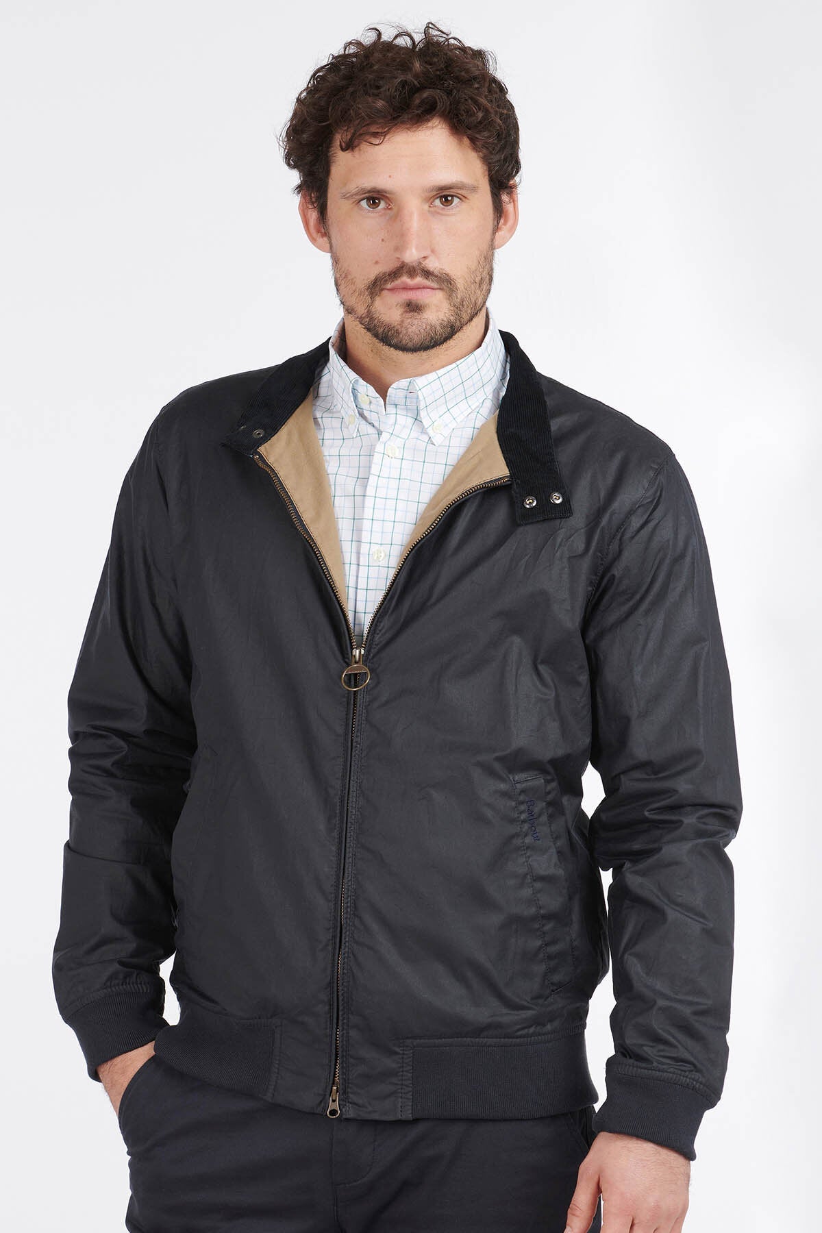 Lightweight Royston Waxed Jacket - ROYAL NAVY
