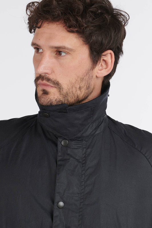 Lightweight Ashby Waxed Jacket - ROYAL NAVY