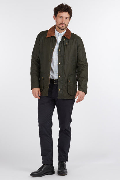 Lightweight Ashby Wax Jacket - ARCHIVE OLIVE