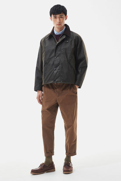 OS Transport Wax Jacket - OLIVE