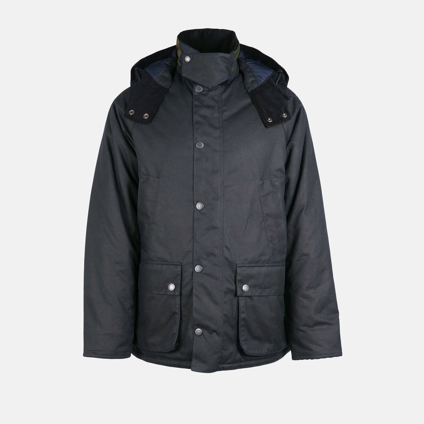 Winter Bedale Wax Jacket - NAVY OLIVE NIGHT