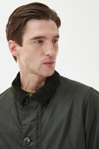 Wax Mac Jacket - FERN/FOREST MIST