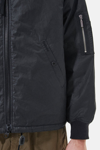 Flyer Wax Field Jacket - BLACK