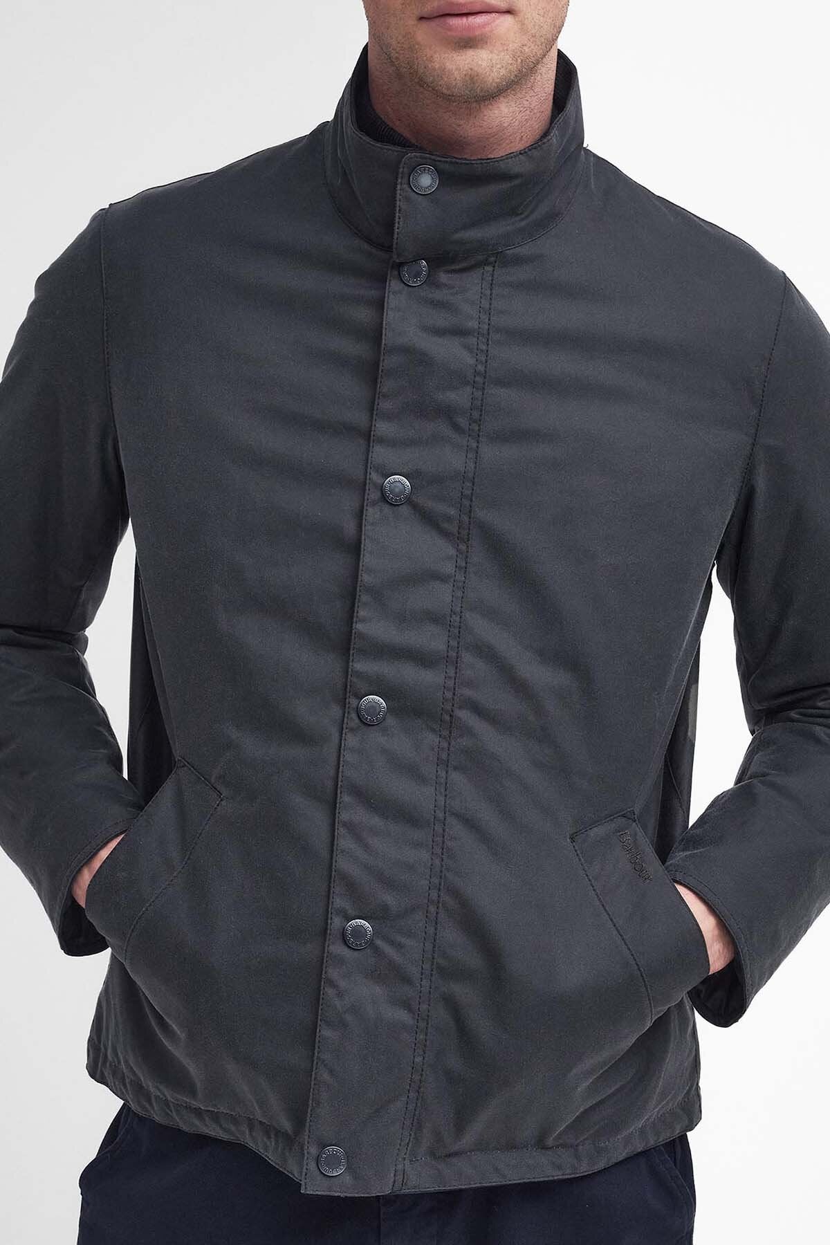 Tarnport Waxed Jacket - GREY