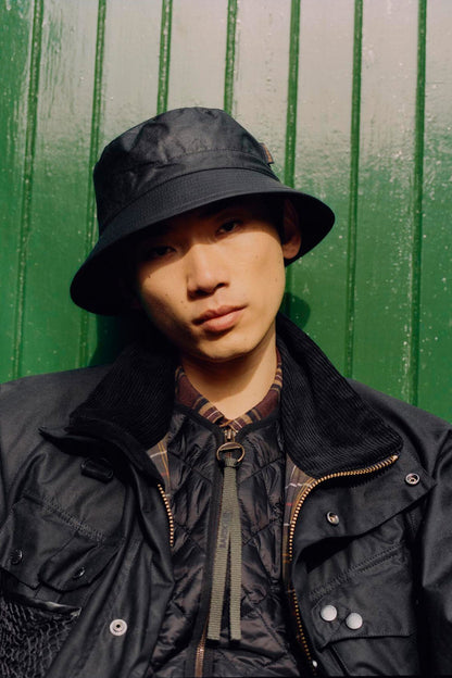 Modified Dryfly Waxed Jacket - BLACK