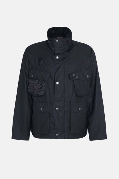 Modified Dryfly Waxed Jacket - BLACK