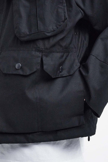 Modified Dryfly Waxed Jacket - BLACK