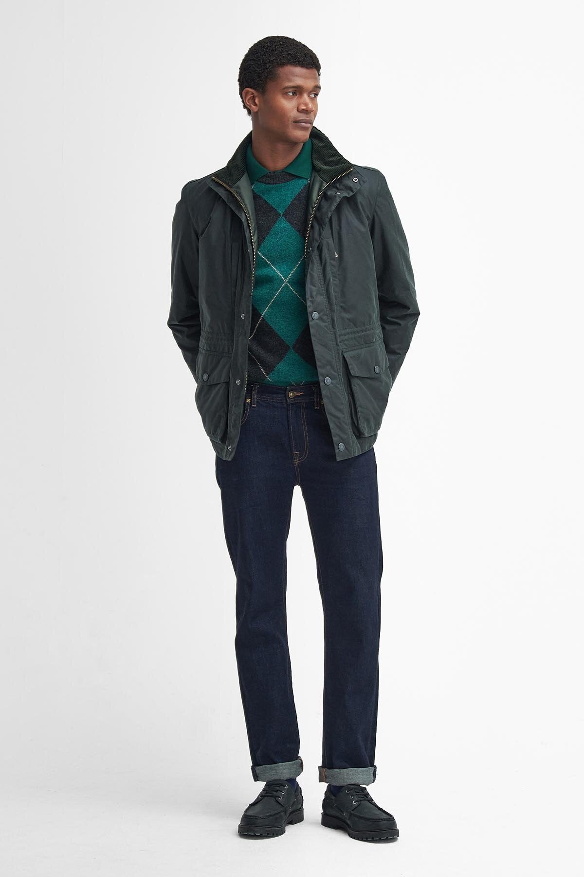 Falstone Waxed Jacket - SAGE