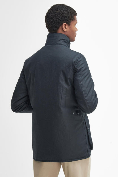 Beaufort Waxed Mac - NAVY