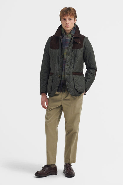 Sporting Quilted Waxed Jacket - ARCHIVE OLIVE