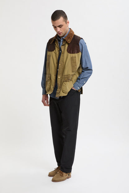 Bedale Wax Vest - SAND