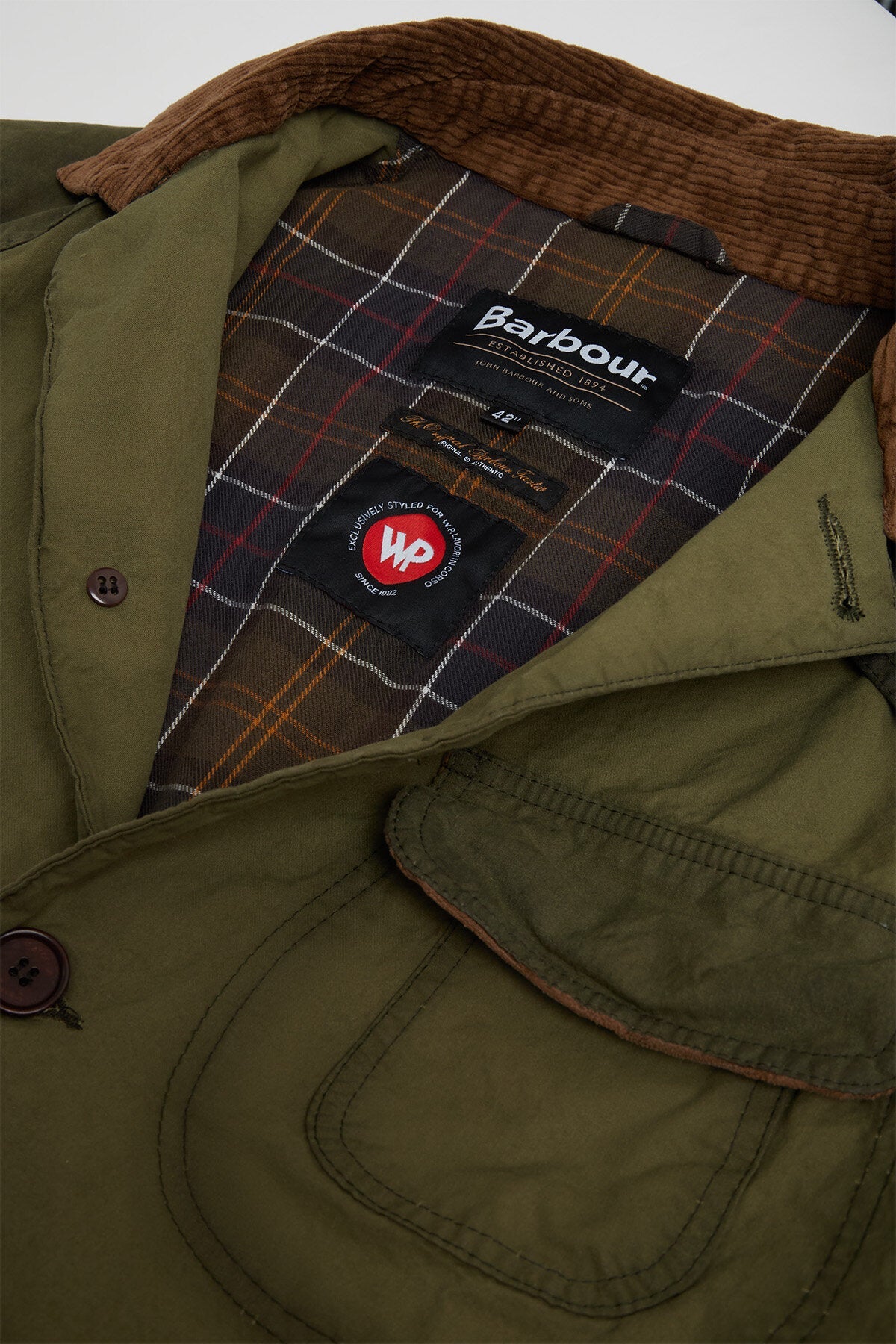 Workwear Wax Blazer - ARCHIVE OLIVE
