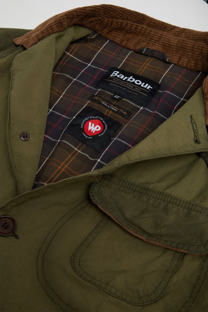 Workwear Wax Blazer - ARCHIVE OLIVE