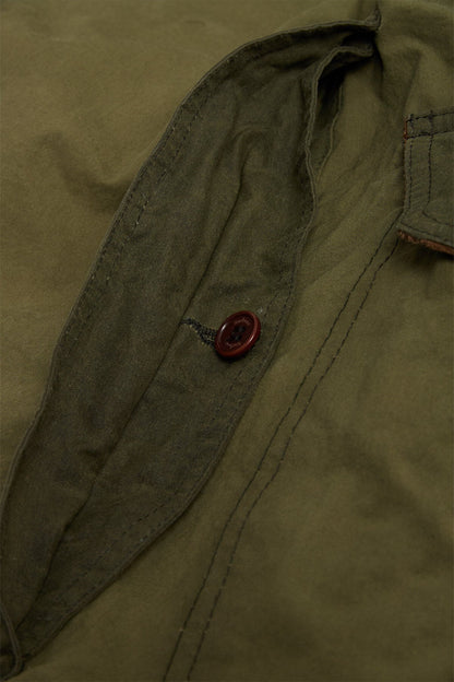 Workwear Wax Blazer - ARCHIVE OLIVE
