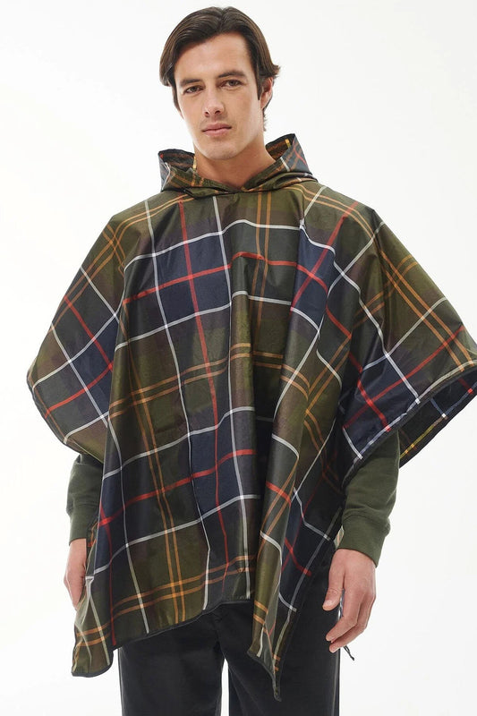 Waterproof tartan poncho - CLASSIC TARTAN