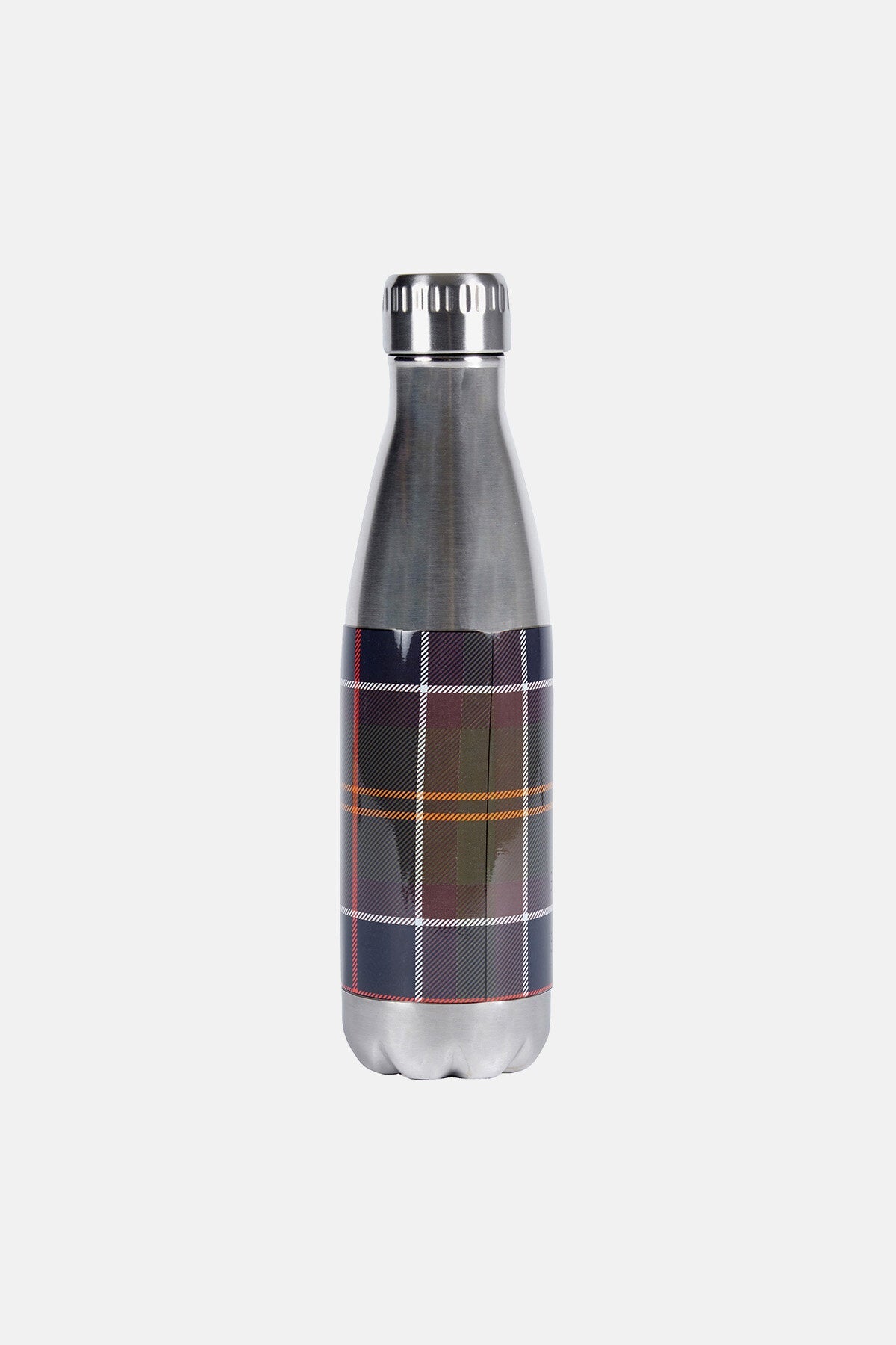 Steel Water Bottle with logo - CLASSIC TARTAN