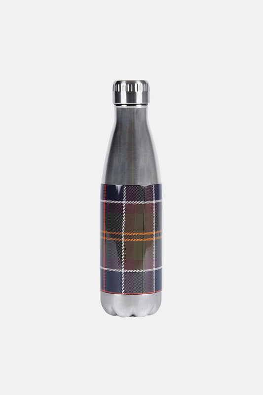 Steel Water Bottle with logo - CLASSIC TARTAN