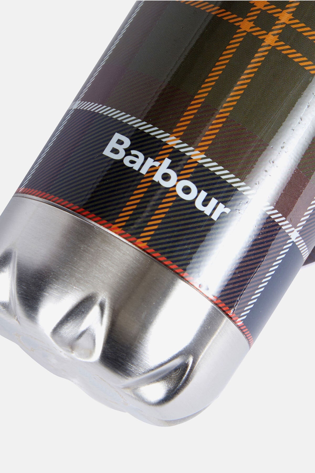 Steel Water Bottle with logo - CLASSIC TARTAN