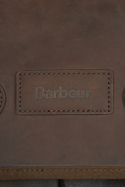 Wax Leather Tarras Bag - OLIVE