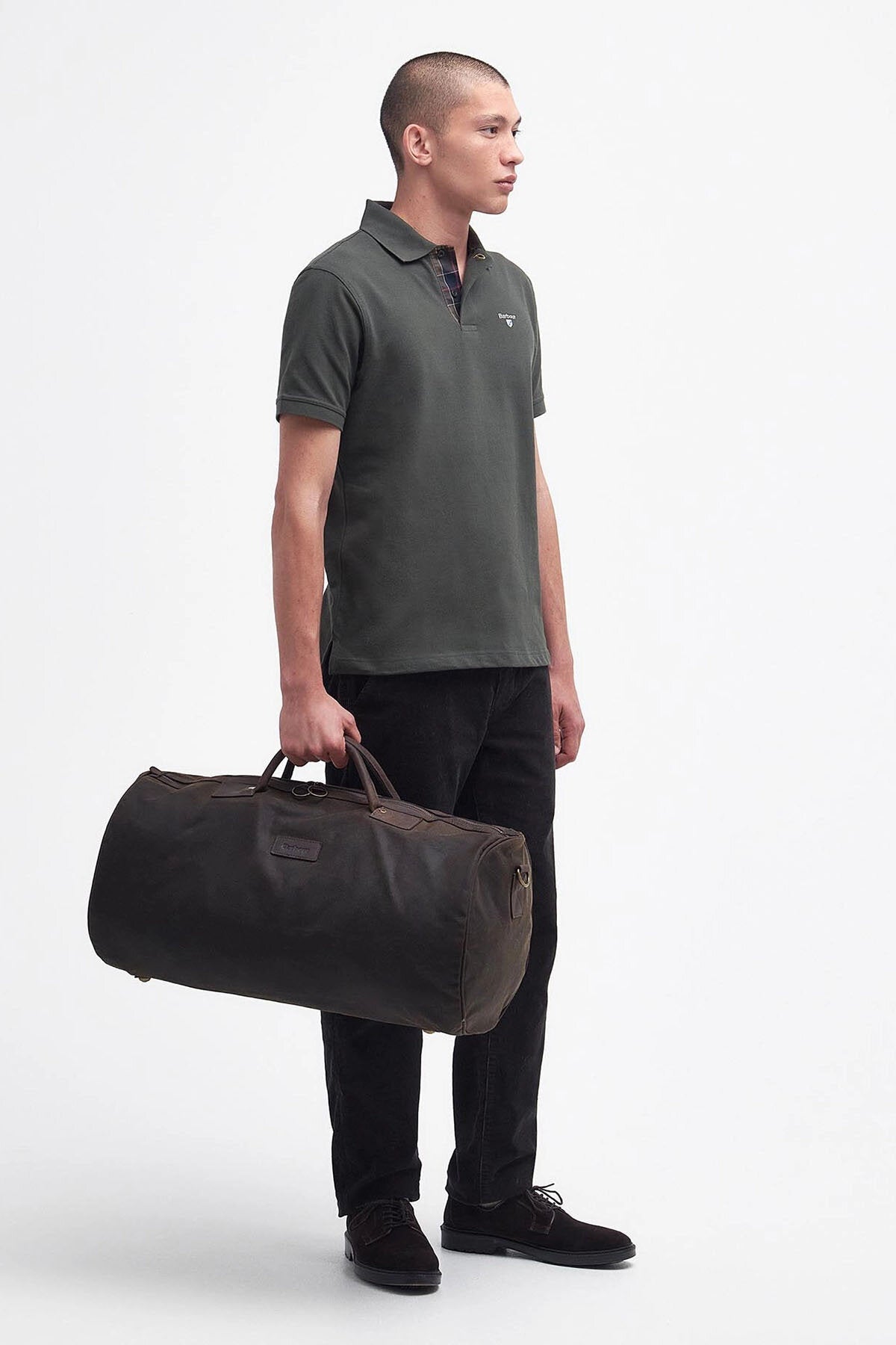 Wax Holdall - OLIVE