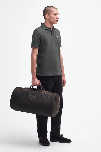Wax Holdall - OLIVE