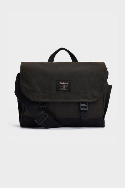 Field Waxed Satchel - OLIVE