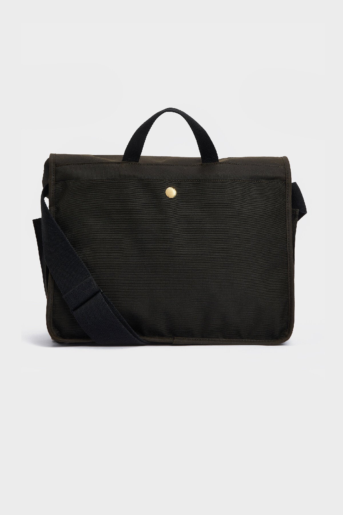 Field Waxed Satchel - OLIVE