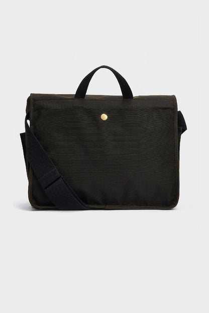 Field Waxed Satchel - OLIVE