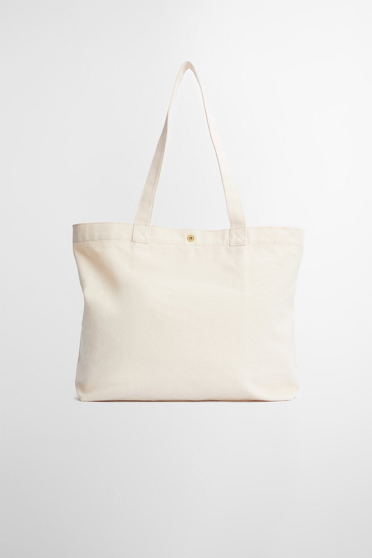 Logo Tote Bag - ECRU/GREEN