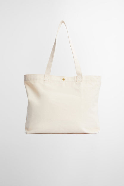 Logo Tote Bag - ECRU/GREEN