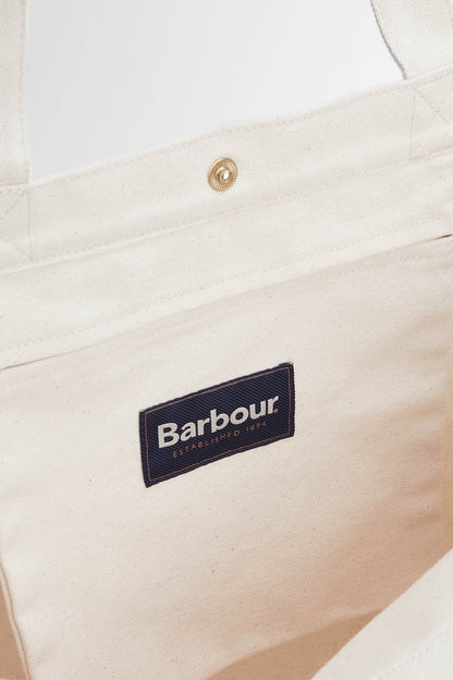 Logo Tote Bag - ECRU/GREEN