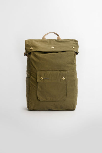Transport Foldover Backpack - DUSKY GREEN