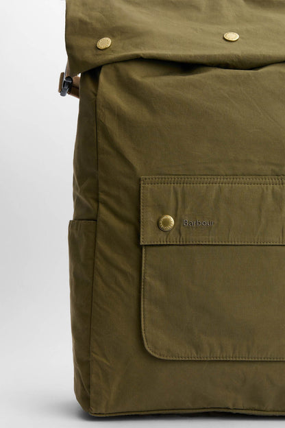 Transport Foldover Backpack - DUSKY GREEN
