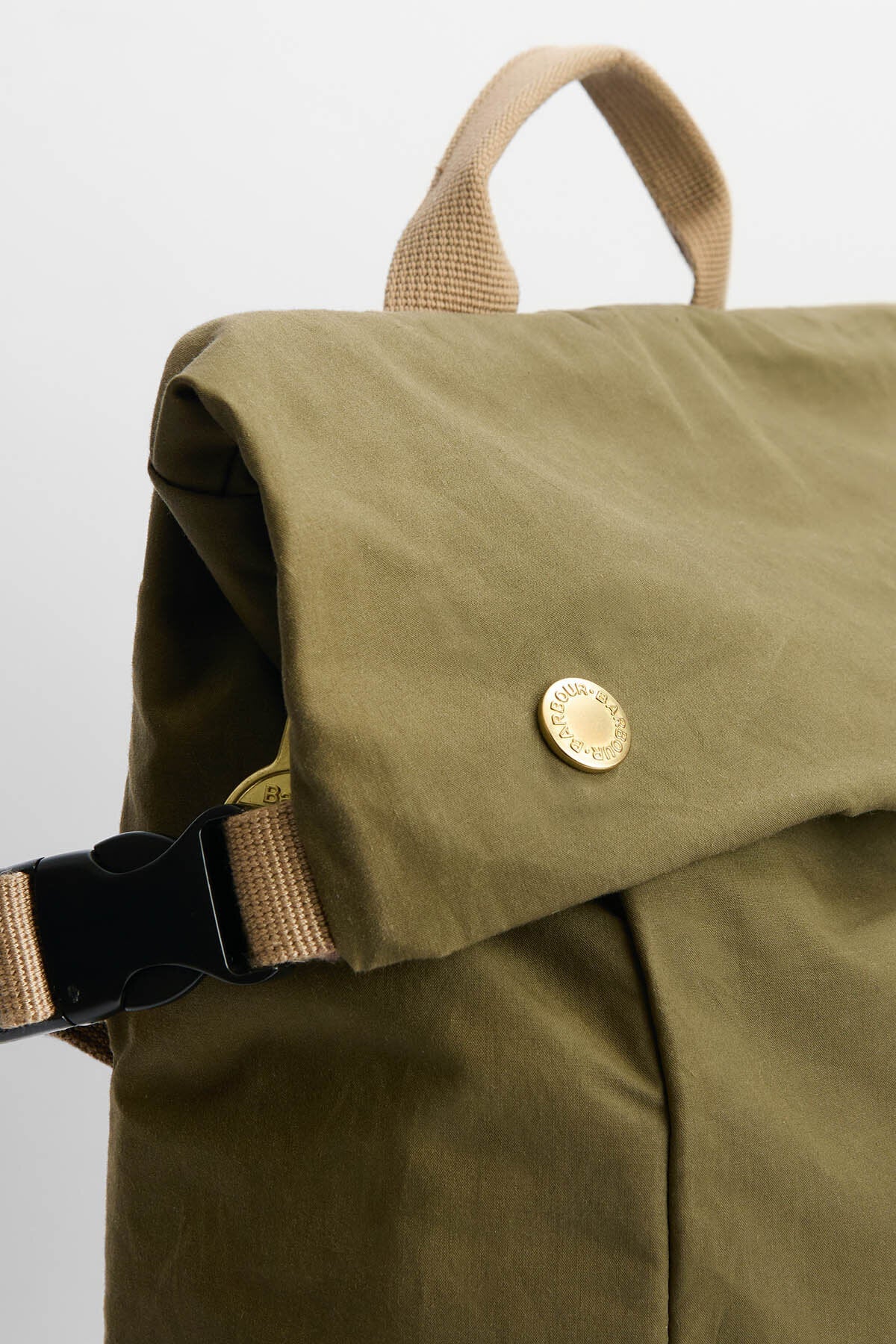 Transport Foldover Backpack - DUSKY GREEN